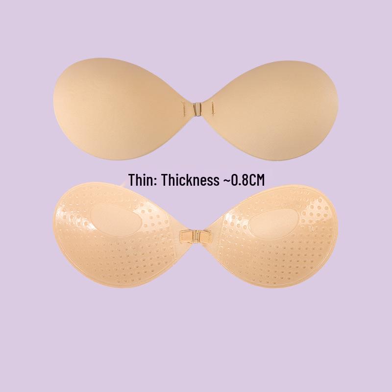 

Невидимі дихаючі накладки на соски пуш-ап – Підкресліть та підтримайте за допомогою ультратонкого круглого дизайну з ручним розписом. Size B