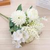 DIY Artificial Peony Flowers Silk Petal Foam Spica Simulation Dandelion Flowers  Wedding Ornament