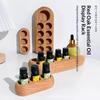 3/9 Grids Wood Essential Oil Storage Rack For Beauty Salon Essential Oil Storage Boxes Essential Oil Placement And Display