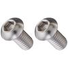 KITACO Button Cap Bolt (M6 X P1.0 X 12mm) General Purpose 2 Pieces Stainless Steel 0900-060-20002
