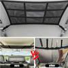 Zippered Car Roof Storage Net Mesh Storage Bag Pouch for Camper Van Caravan 54 X 80cm