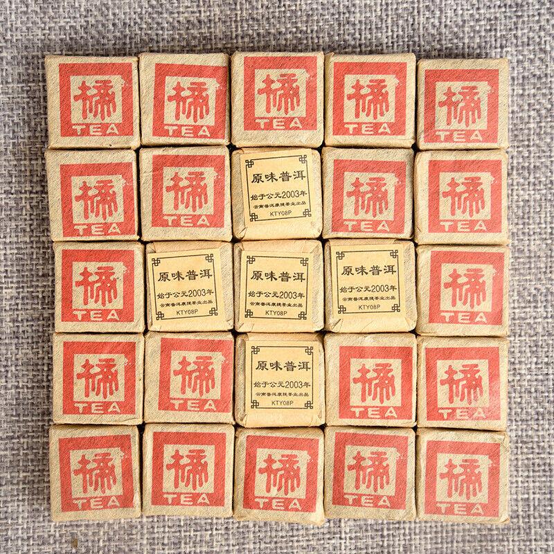 

500 г чайных листьев Юньнань Пуэр, мини-туоча, оригинальный маленький квадратный кирпичный чай