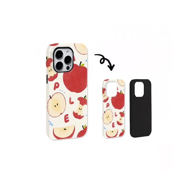 2-in-1 Super Stoßfeste Handyhülle Für iPhone 17 Pro Max 16 Pro 15 Plus 14 13 mini 12 11 16E 17 Air Vollständig Abgedeckt Modische Hülle