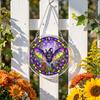 DYS Halloween Acrylic Puzzle Suncatcher, 7.87 Inch Sun Catcher Window Hanging Ornament, Ideal for Gifting and Home Decor