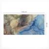 Vinyl Protective Mat for Workstation Abstract Waves 120X60 Cm