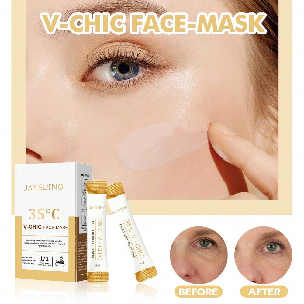 20pcs/box Anti-aging Mask, Gently Cleans and Moisturizes The Skin, Tightens Skin Pores, Anti-wrinkle and Whitening Mask