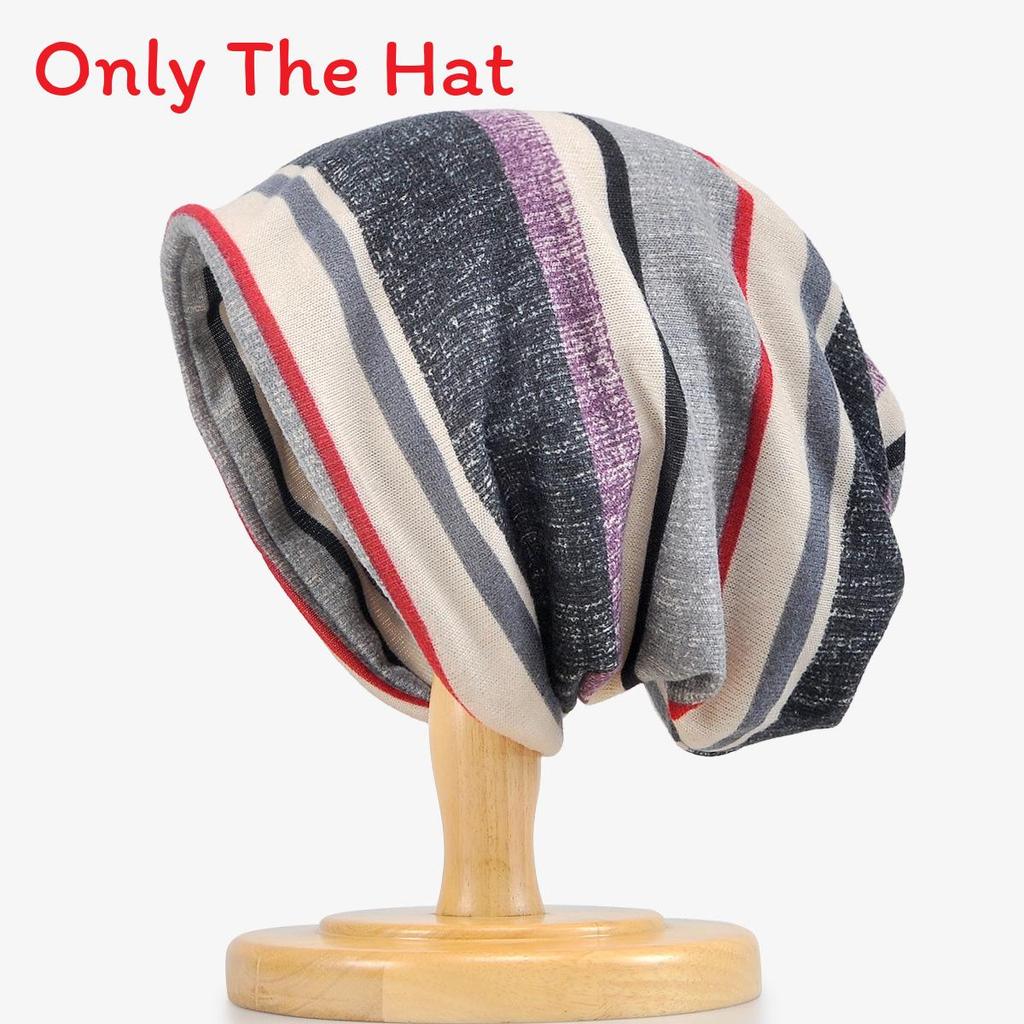 Unisex Knit Winter Hat With Neck Warmer For Cold Weather Protection