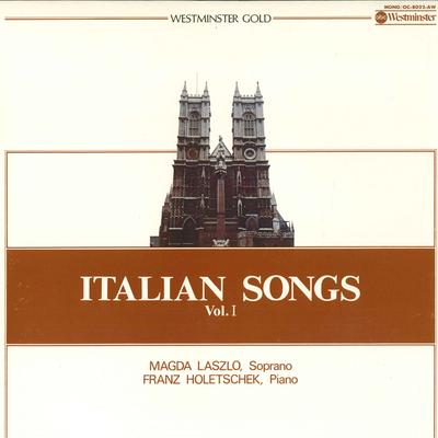 LP Record MAGDA LASZLO, FRANZ HOLETSCHEK - Italian Songs Vol.1 OC8022AW ABC WESTMINSTER Japan Classical Used