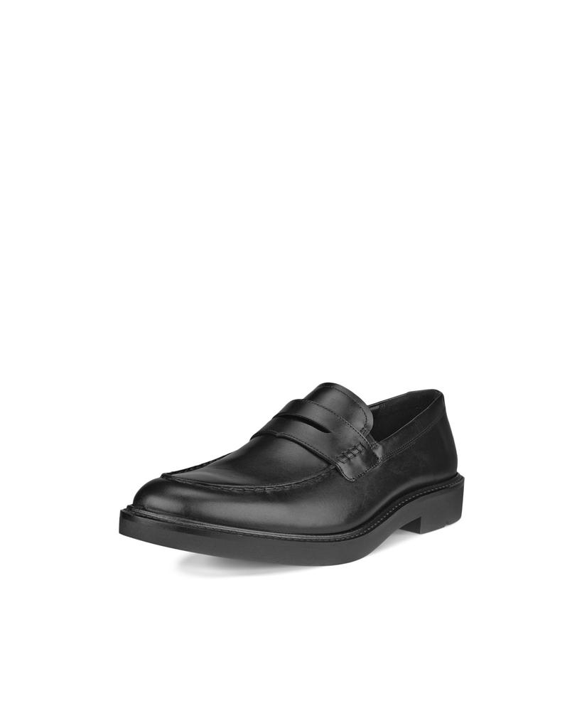 ECCO METROPOLE LONDON Genuine Leather Penny Loafers 52565401001 Size 3E Men's Black, 26.0 cm,