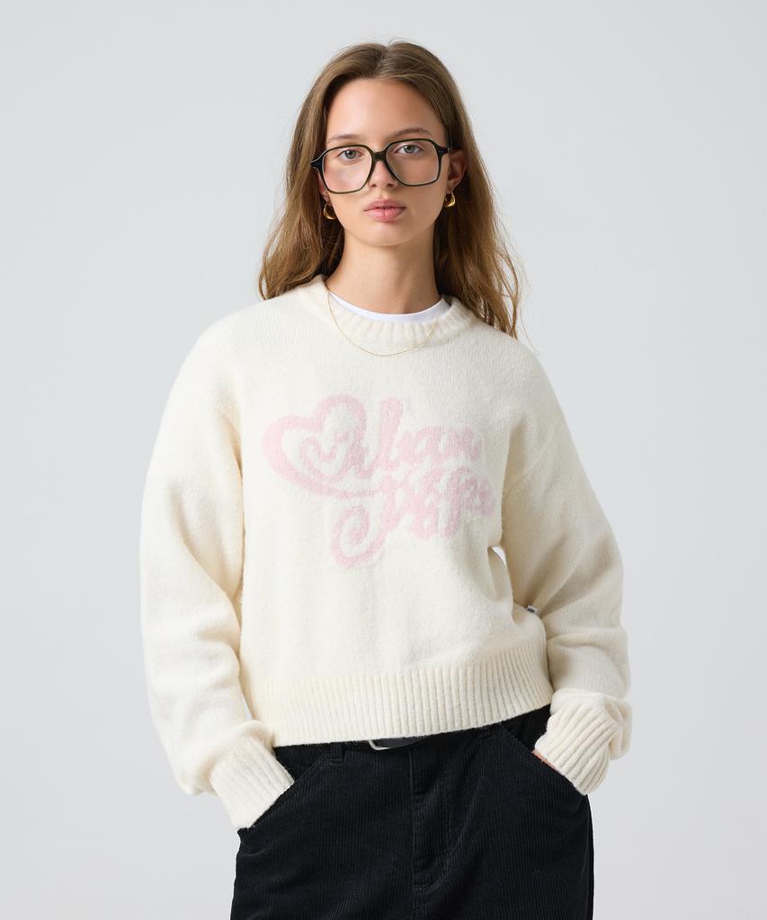 URBANDTYPE Lovely Brushed Crop Knit_3Color