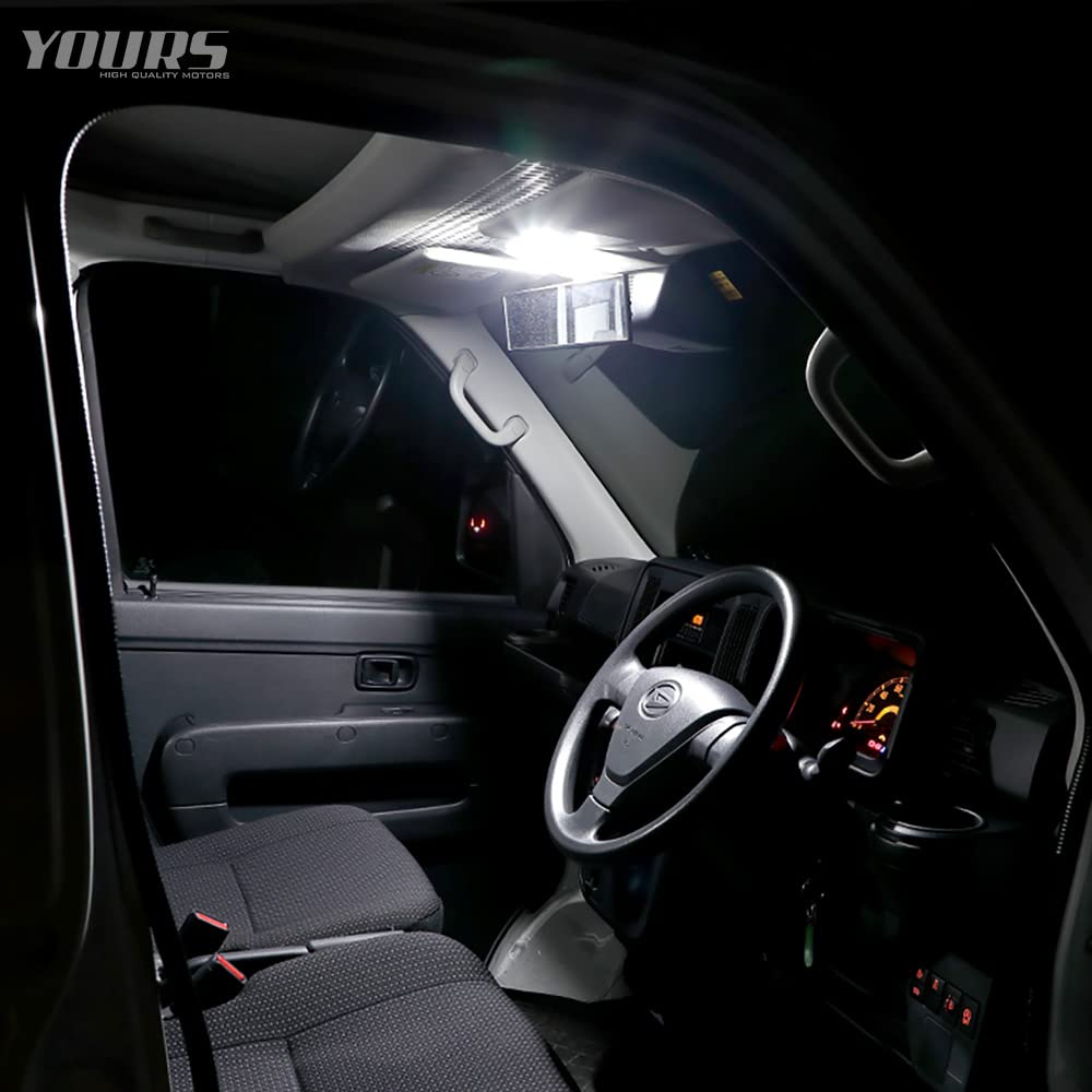YOURS LED Front Room Lamps for Daihatsu Hijet and Atrai Wagon Brightness Custom Interior Brightness Includes Special Custom M (3-Level Adjustment),