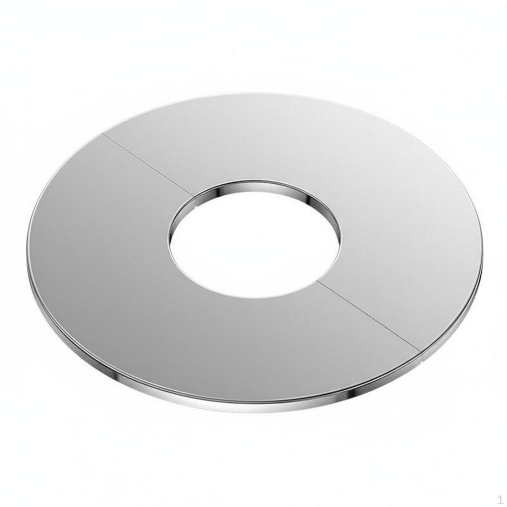 Split Escutcheon Plate Easy Installation Wall Flange No Required Stainless Steel