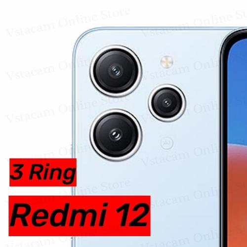

Металлическое кольцо для камеры, стекло для Xiaomi Redmi Note 12 Pro Pro+ 5G / Redmi12 5G 13C Note12 12pro, защитная крышка для объектива Black