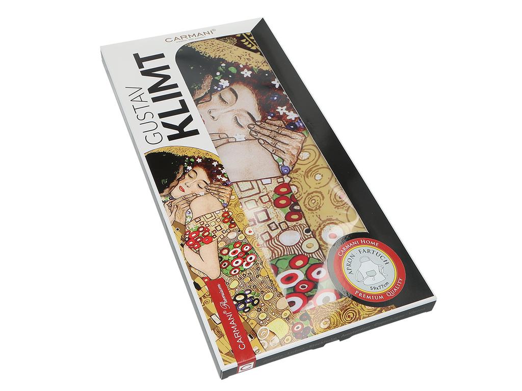Fartuszek Kuchenny Damski Gustav Klimt Pocałunek Carmani Na Prezent