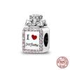 Compatible With Charm Bead Components Designed For Pandora Authentic Original Bracelets Do It Yourself Charming Women's Perfume Bead Component Copper