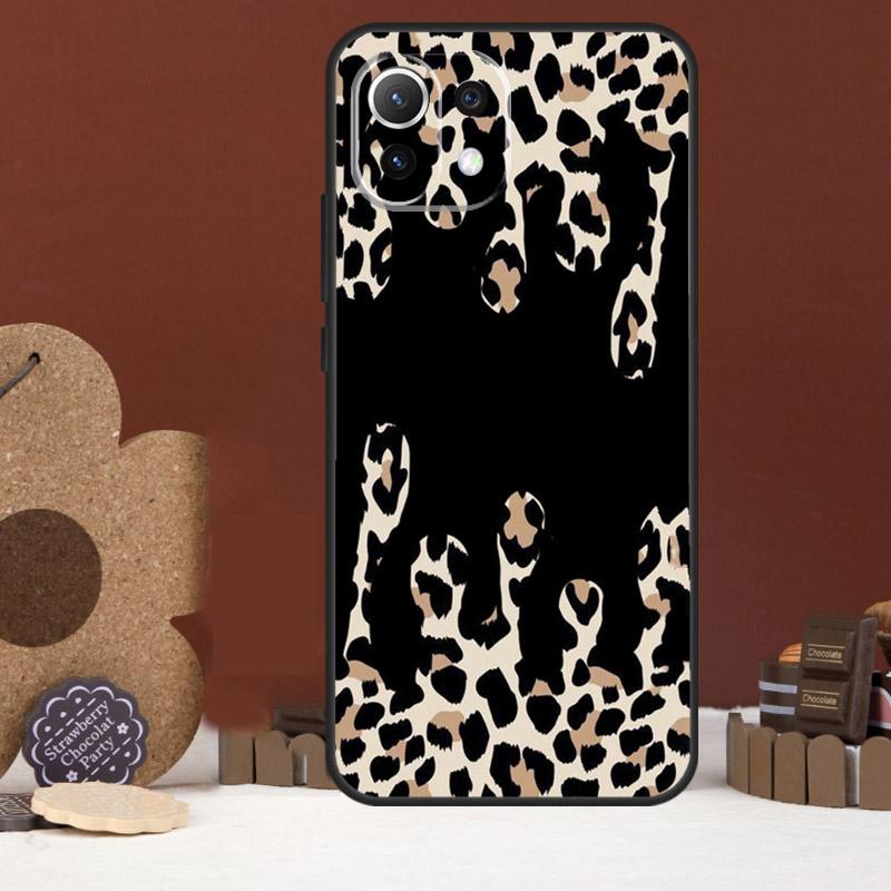 Modische Leopardenmuster Hülle für Xiaomi 15 Ultra 14 15T 13T 14T 17 Pro Max POCO F8 Ultra X7 X5 X6 F5 F6 F7 Pro Abdeckung