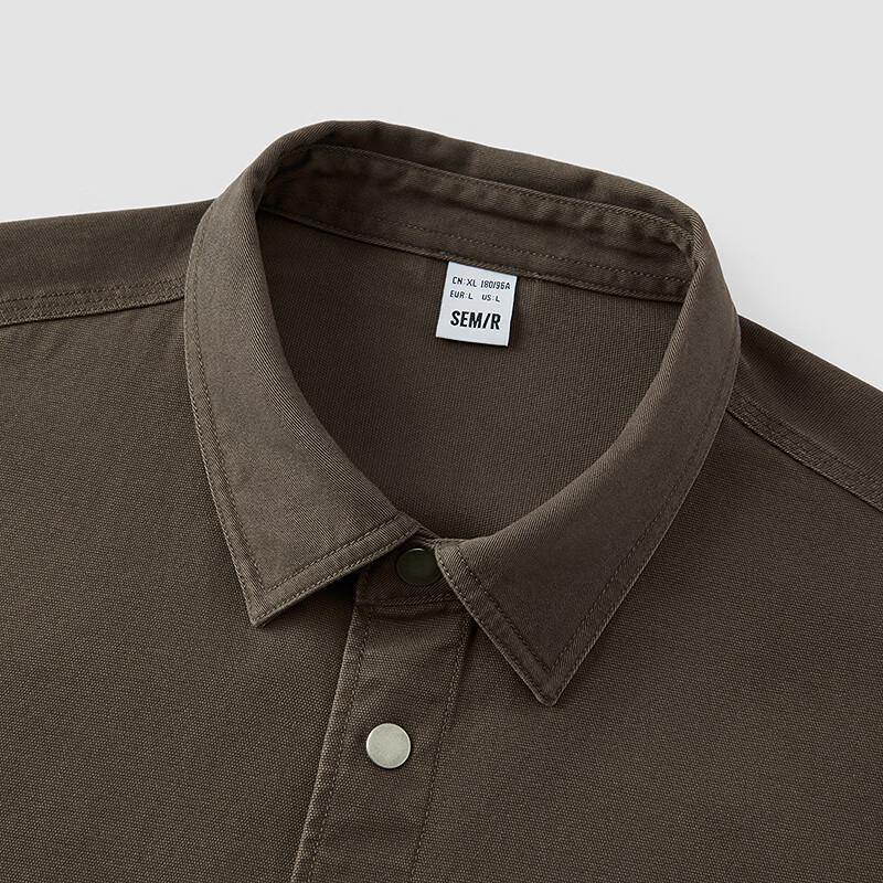 Semir Men's Loose-Fit Colorblock Long-Sleeve Shirt