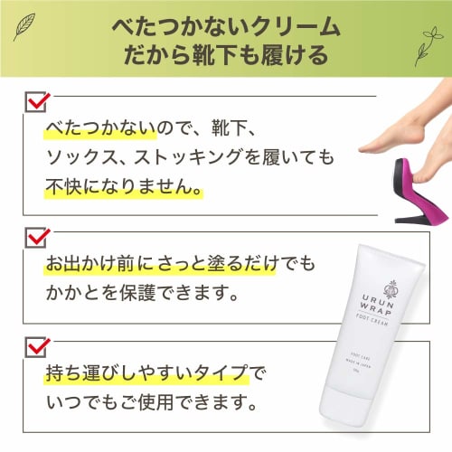 Urn Wrap Medicated Heel Cream, Heel Smoothing Cream, Exfoliating Care, Moisturizing Heel, Foot