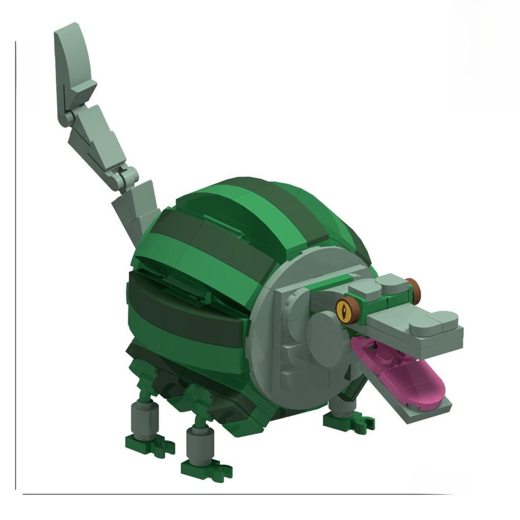 Tung Tungsahur Tung Diy Building Blocks Cartoon Assembly Toys For Gift Kids