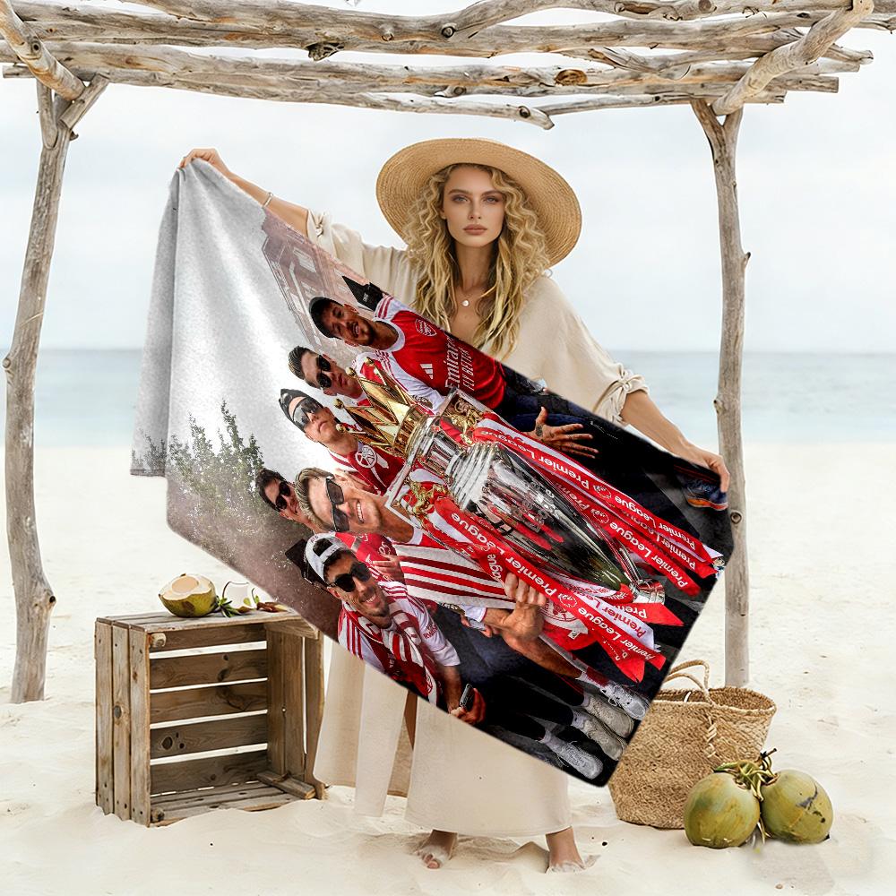 Arsenal Football Player Beach Towel High Absorbency & Quick-Dry Comfortable Lightweight Perfect for Traveling Yoga Camping and Swimming