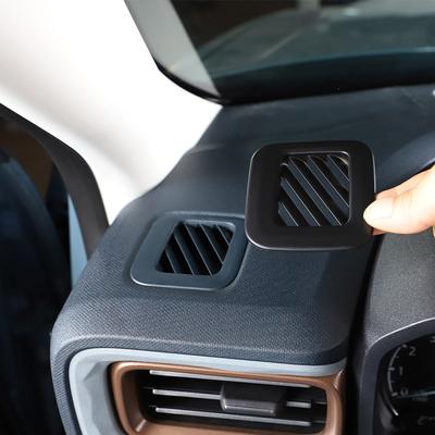 ABS Carbon Fiber/Matte For Ford Maverick + Car Styling Dashboard Side Air Outlet Trim Frame Sticker Car Interior Accessories