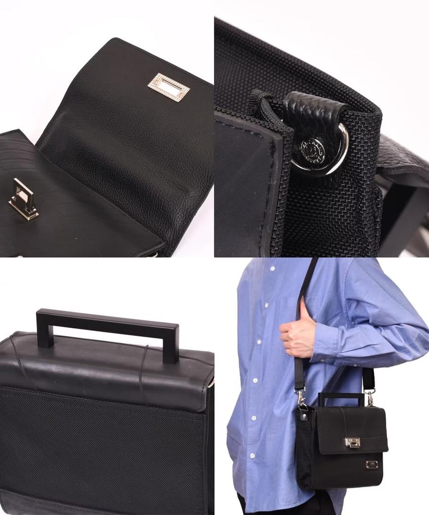 Seal Square Handle Shoulder Bag for Crossbody Mini Shoulder Men, Handbag, Bag, Bag, Formal, Small, Waterproof, PS-253BK