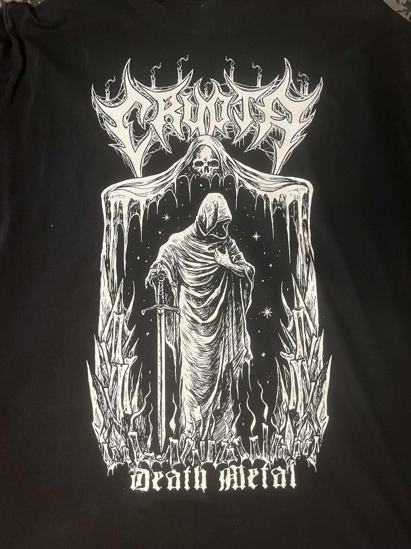 Crypta Band Music For Lovers Black T-Shirt Cotton Full Size S