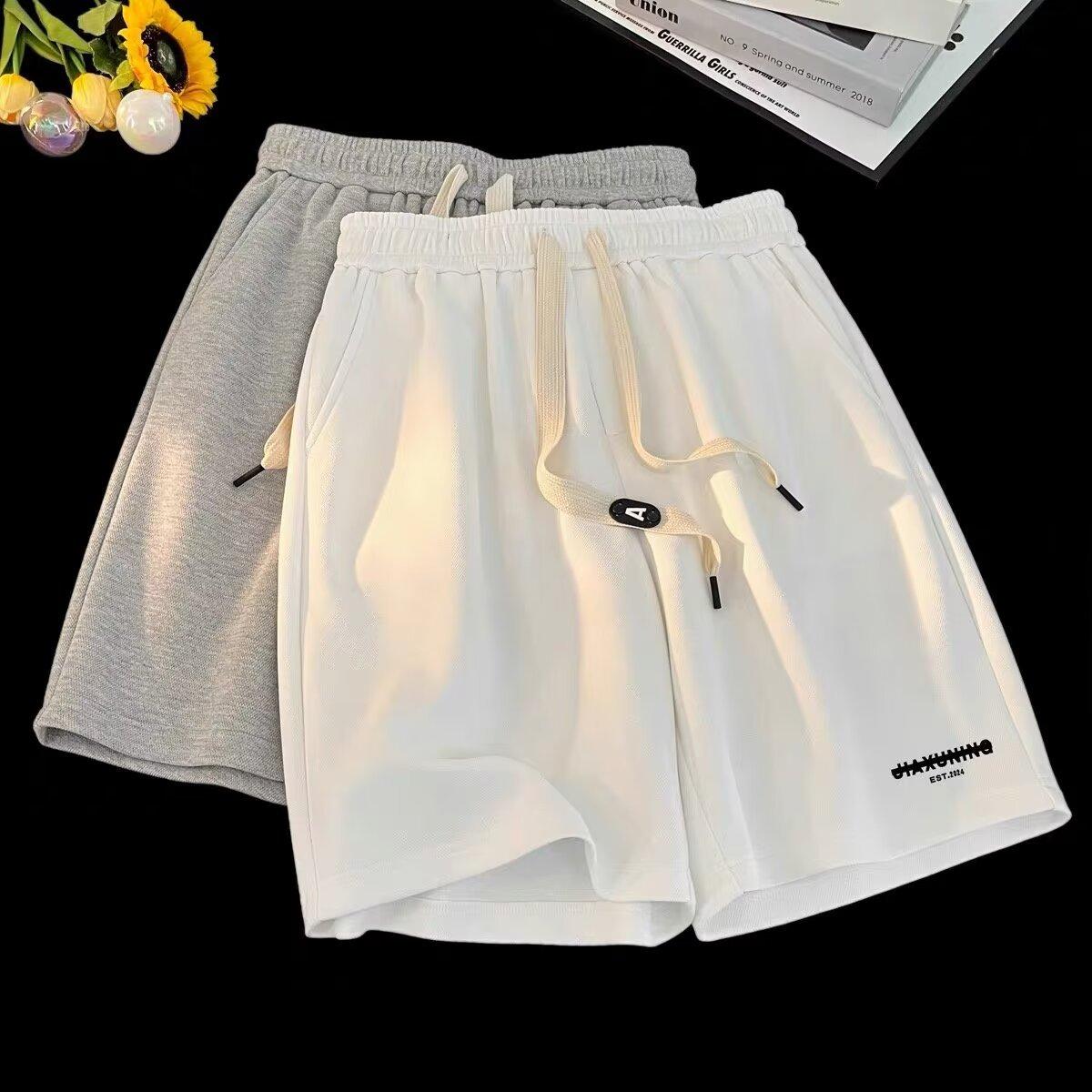 

New Summer Casual Versatile Loose Basketball Sports Pants for Men One size сірий