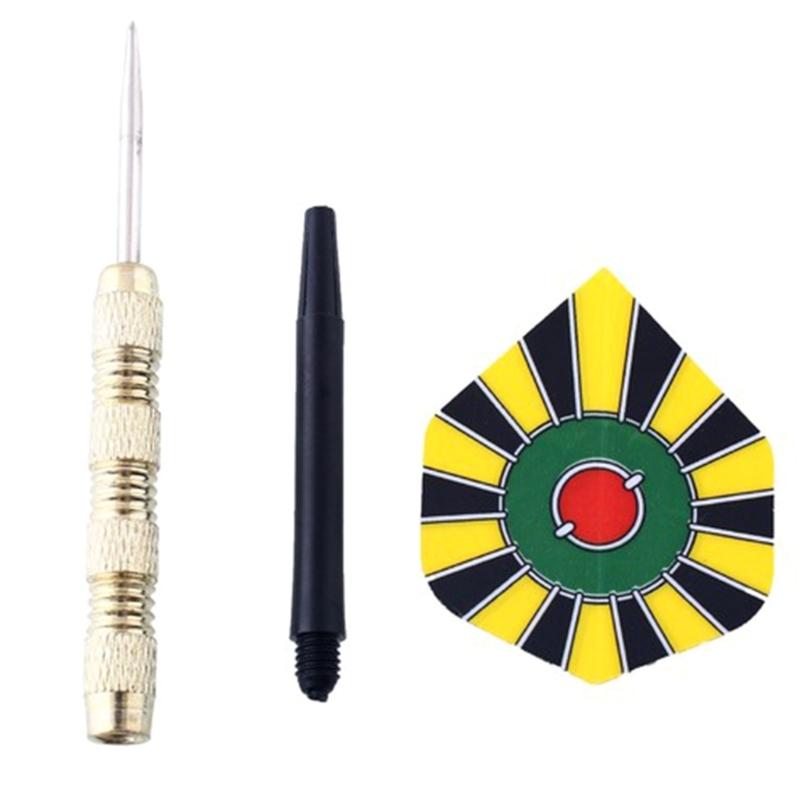 Set di Dardi Professionali con Punta in Acciaio 18 Pezzi con Aste in Alluminio Alette per Dardi Punta Metallica Fine Durevole
