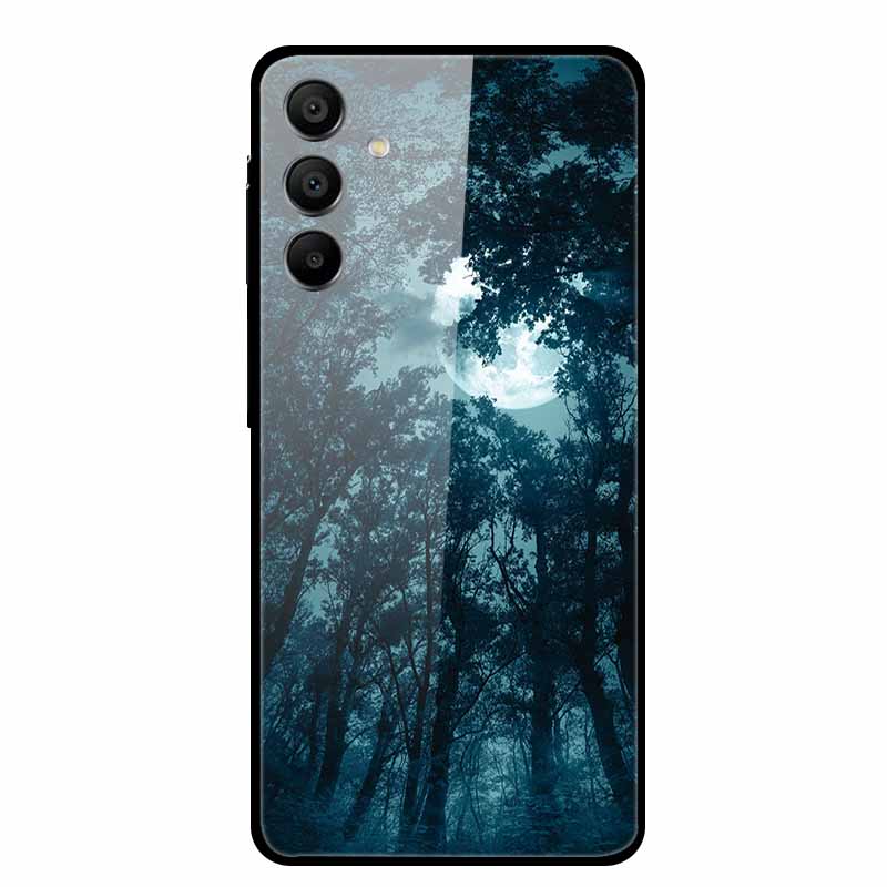 For Samsung Galaxy A16 5G Tempered Glass Case Back Cover Hard Phone Cases for SamsungA16 6.7" Fundas Fashion Protector New Coque