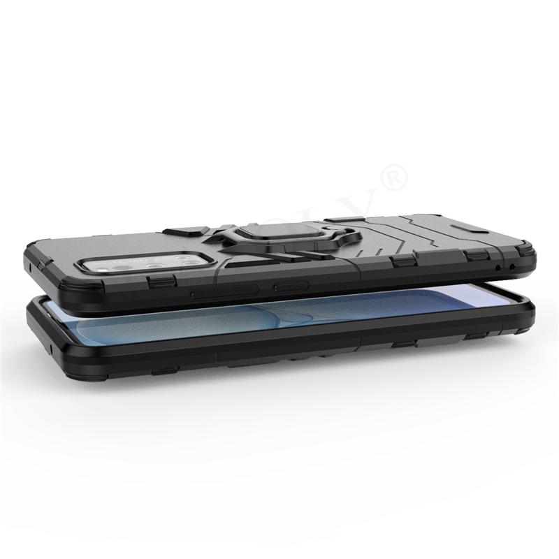 Für Vivo V19 Hülle Abdeckung Für Vivo V17 V15 V11 Pro Magnetischer Ringhalter Silikon Panzer Handy Bumper Rückseite Abdeckung Hülle Für Vivo V19