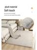 Plush Faux Rabbit Fur Carpet & Mat for Bedroom, Bay Window, Balcony, or Bedside - Short Pile.