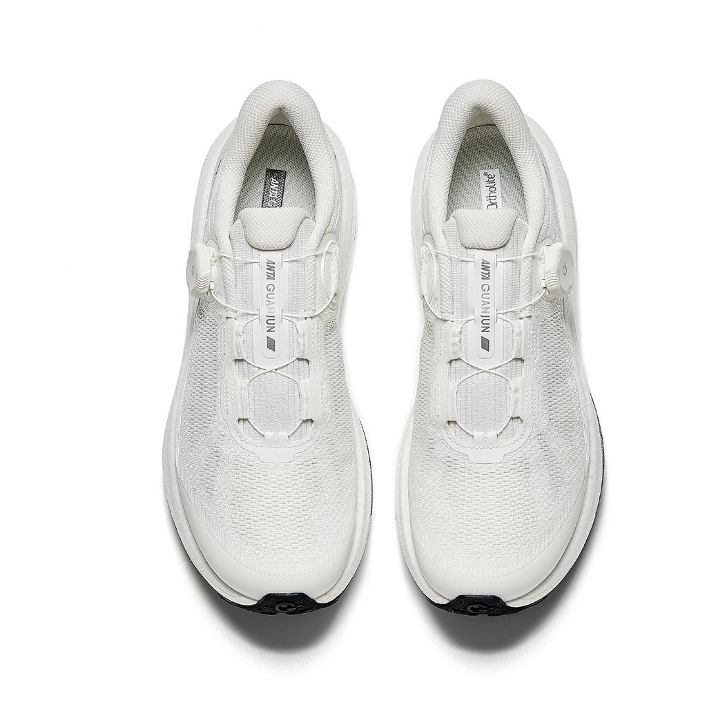 Anta Champion Glory 2 SE Comfortable Fabric Synthetic Leather Rubber Low-Top Running Shoes Men sneaker Paper-White 912625536A-2