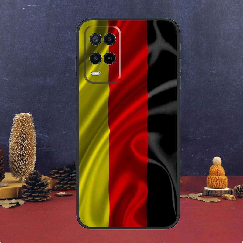 Germany Flag Banner Case For Oppo A60 A80 A40 A6 A5 Pro A15 A16 A17 A57 A94 A74 A54 A76 A96 A18 A38 A58 A78 A98