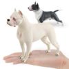 Realistic Plastic Animal Model Collection Featuring Brindle Bull Terrier And Dogo Argentino For Educational Purposes