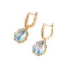 Water Drop Shape Imitation Crystal Dangle Earrings for Women 2025 New Fashion Golden Earring Wedding Party Jewelry Accessories