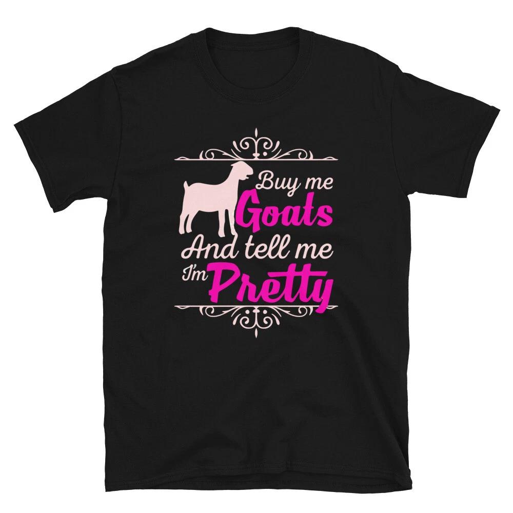 Buy Me A Goat Funny Goat Animal T-Shirt XXL