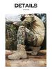 2025 Men's Desert Military Tactical Boots - Large Size, Outdoor Hiking & Mountaineering Training Boots
