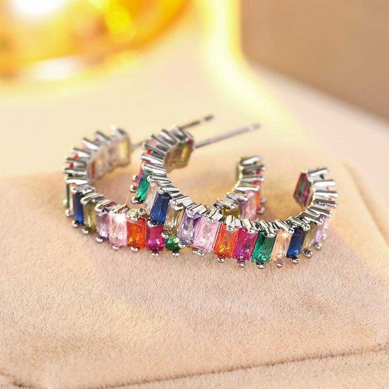 Colorful And Colorful Earrings For Women, A Must For Dopamine Sweet Wear, Fashionable And Personalized Fashion