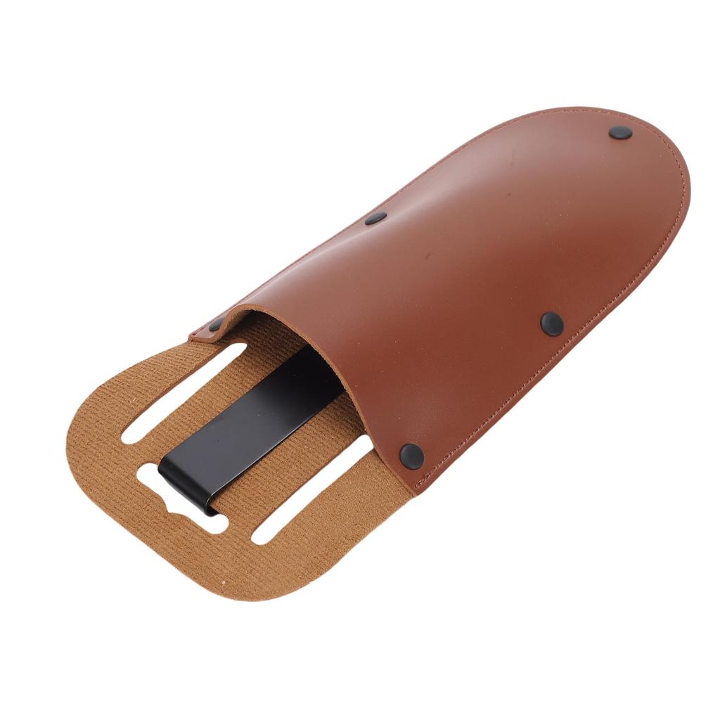 Garden Pruner Sheath PU Leather Pruning Shears Belt Holder Hanging Pouch for Garden Pliers Scissors