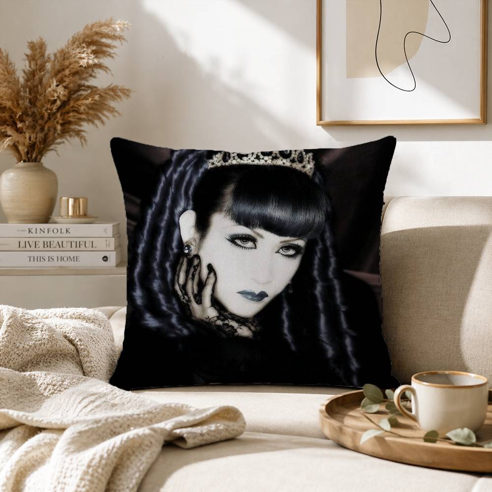 Mana MMalice Gothic Mizer Pillow Case for Sofa Living Room Home Office Decor Protective Cover