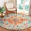 Bohemian Ethnic Round Carpet - Retro Style for Bedroom, Living Room, and Tent