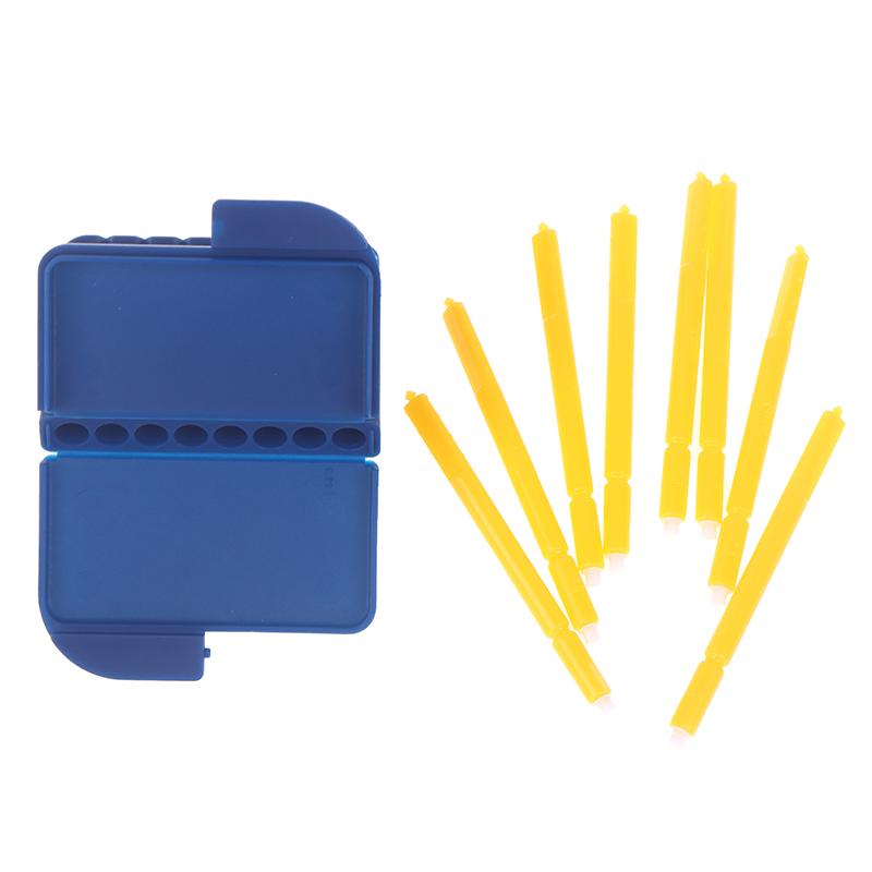 Hearing Aids Wax Guards Filters Aid Replacement Parts Supplies Cleaning Kit Easy-Open Blue Container Cleaning Tool