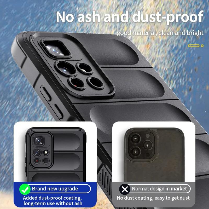 For Xiaomi Redmi Note 12 Pro 12S 4G Back Cover Phone Case For Soft Liquid Silicone Anti-fall Shockproof Protect Funda Coque