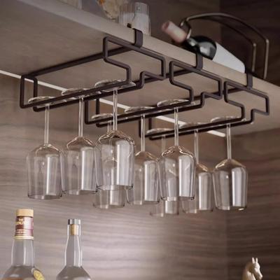 GIANXI Nordic Wine Glass Holder Hang Wine Glass Iron Minimalism Decorate Household Punch Free Goblet Holder Upside Down
