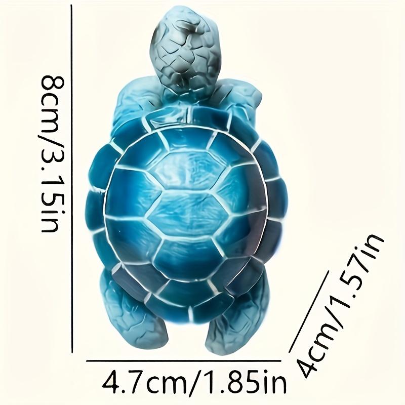 

2pcs Sea Breeze Resin Tortoise Sculpture - Art Deco Weather-Resistant Outdoor Garden Statue No Electricity Required 2pcs