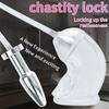 Men's Urethral Chastity Band Enema Toy Restrains Penis Cover Sleeve Anal Plug SM Tool Dick Lock Cock Cage Adult Sex Toy for Male