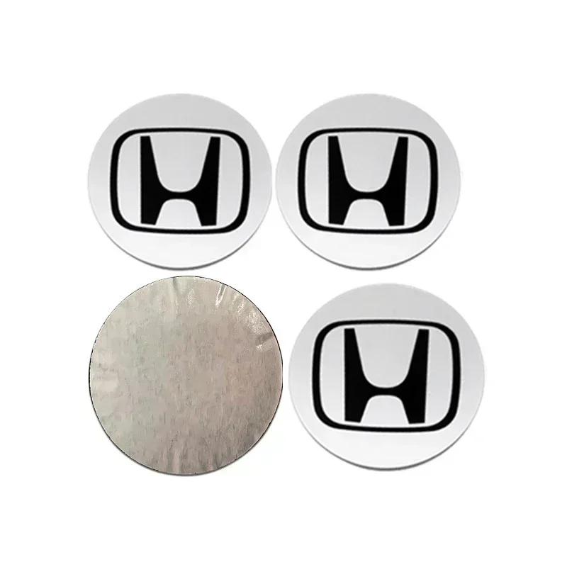 56/60/65mm Car Wheel Center Hub Sticker for Honda Mugen Accord HRV Fit Jazz City Civic Inspire CRV Odyssey Jade Accessories