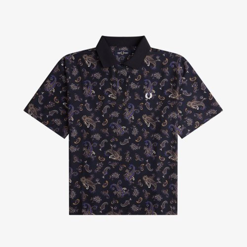 

FRED PERRY [Женская] Рубашка поло с принтом пейсли 608 AFPF2213130 ​​608