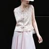 Lancer Elegant Mulberry Silk Embroidered Vest